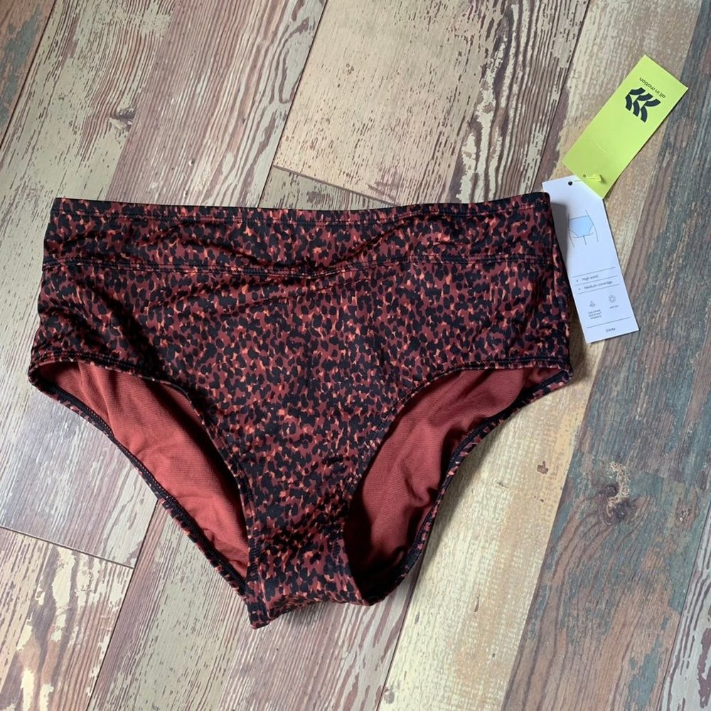 New High Waist Moderate Coverage Bikini - Picture 2 of 4